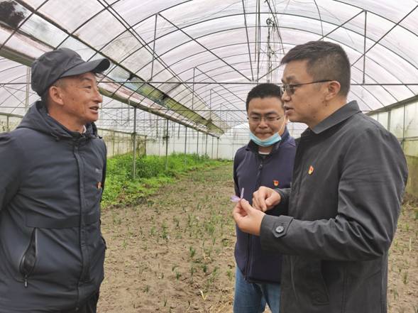 张巍巍在达木珞巴民族乡调研产业发展情况